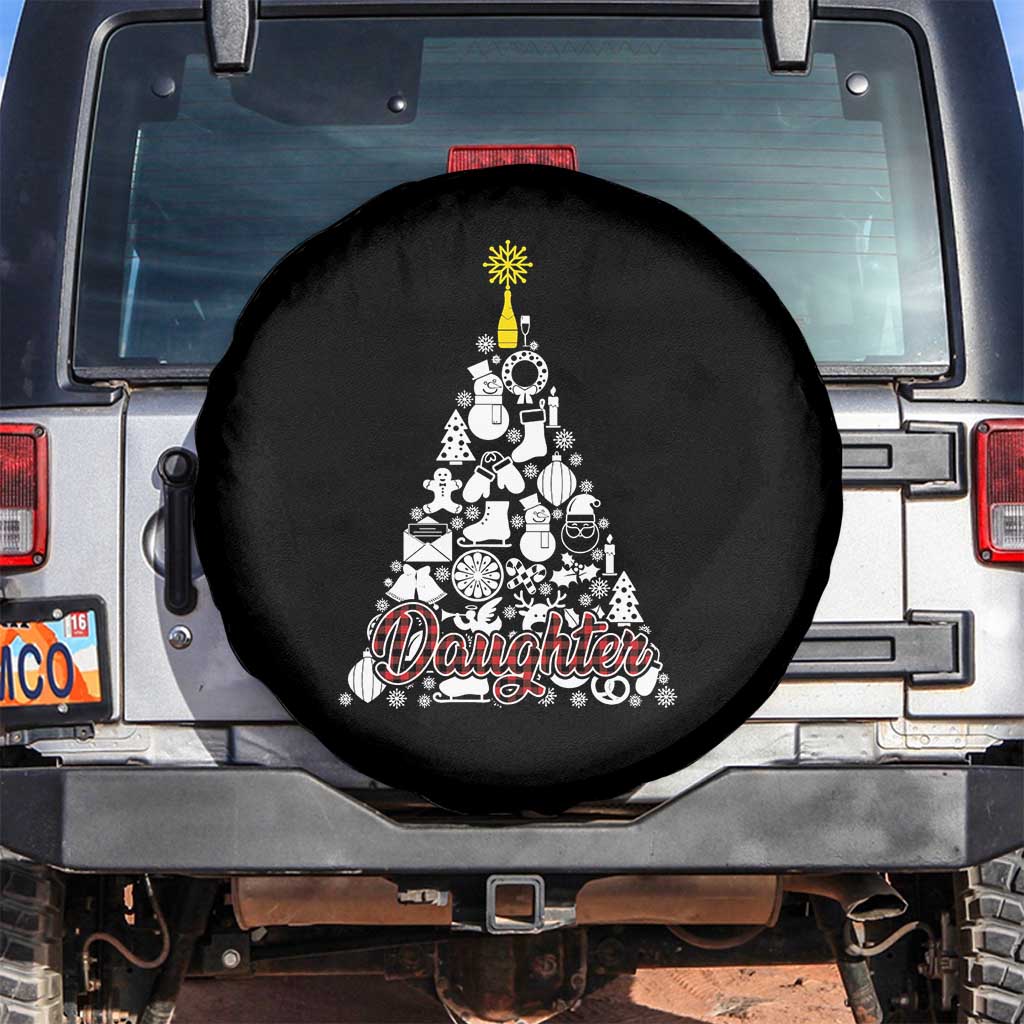 Christmas Tree Spare Tire Cover Red Plaid Daughter