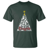 Christmas Tree T Shirt Red Plaid Daughter - Wonder Print Shop