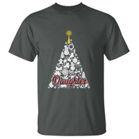 Christmas Tree T Shirt Red Plaid Daughter - Wonder Print Shop