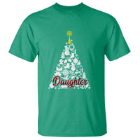 Christmas Tree T Shirt Red Plaid Daughter - Wonder Print Shop