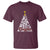 Christmas Tree T Shirt Red Plaid Daughter - Wonder Print Shop