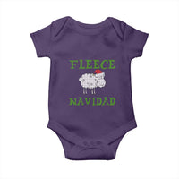 Funny Christmas Sheep Baby Onesie Fleece Navidad Feliz Festive Xmas
