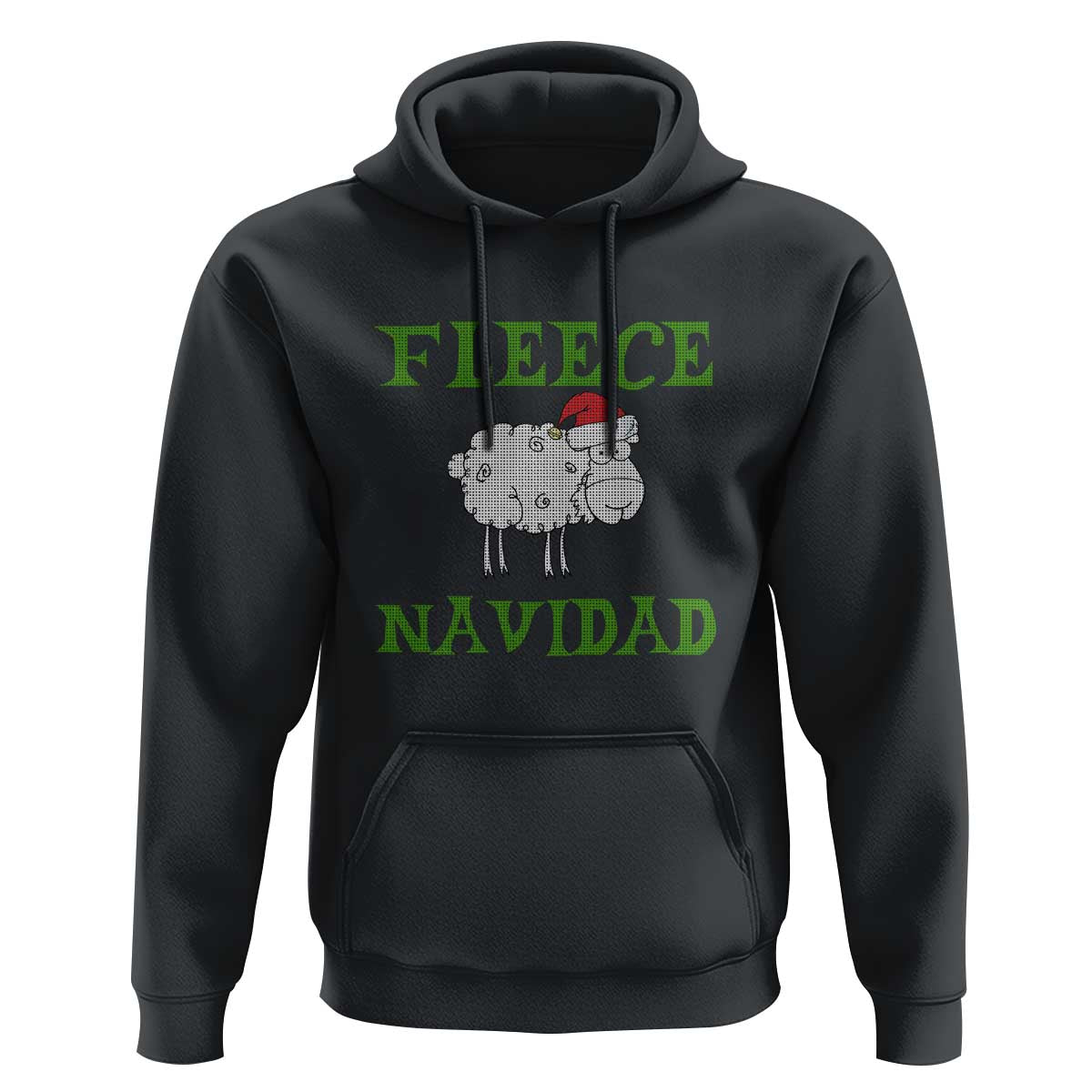 Funny Christmas Sheep Hoodie Fleece Navidad Feliz Festive Xmas