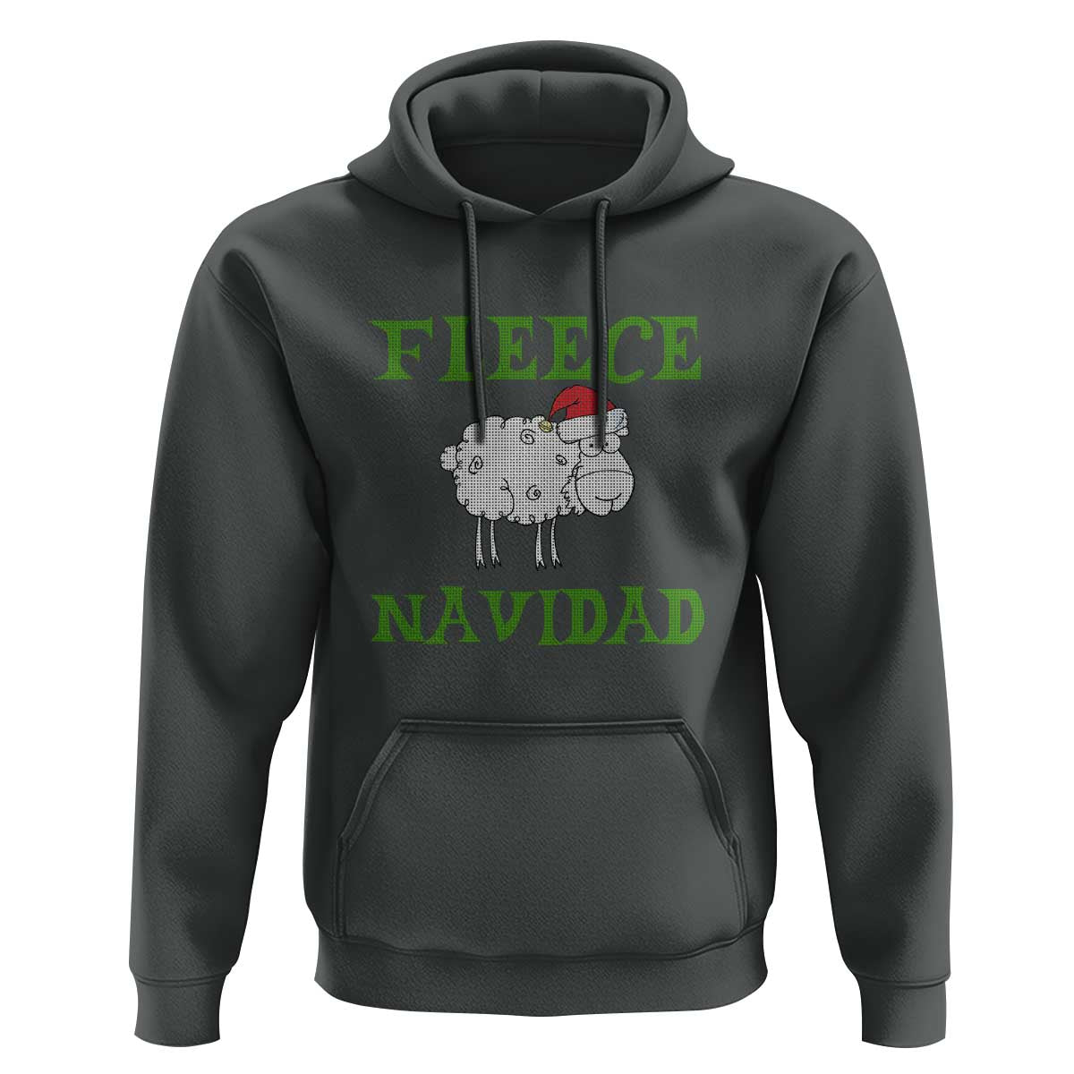 Funny Christmas Sheep Hoodie Fleece Navidad Feliz Festive Xmas