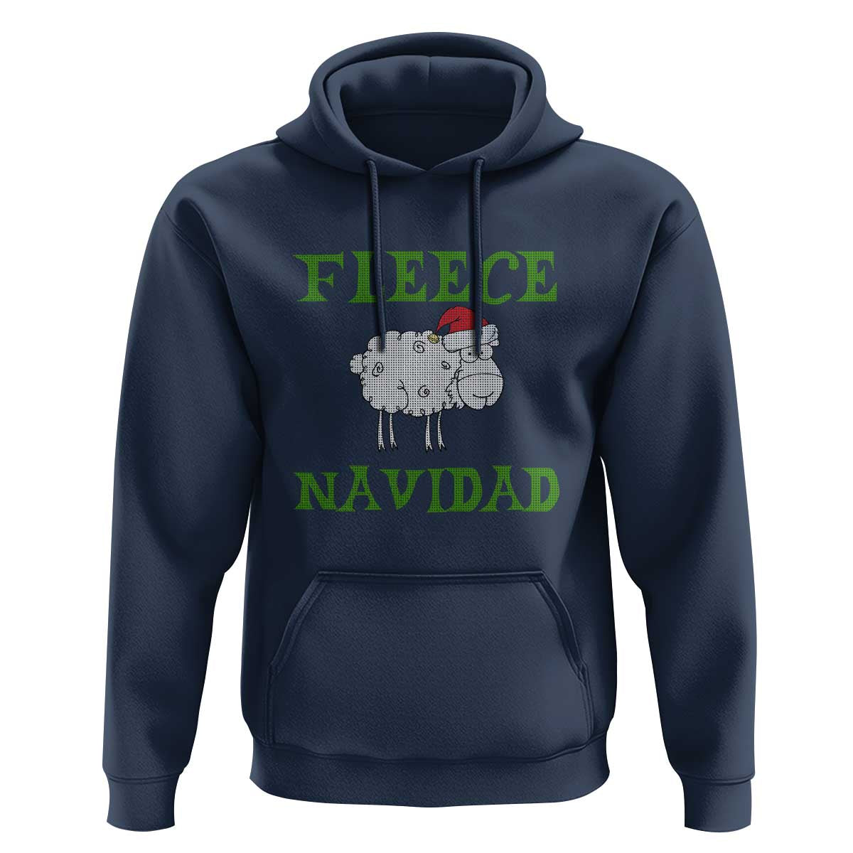 Funny Christmas Sheep Hoodie Fleece Navidad Feliz Festive Xmas