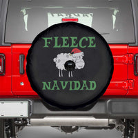 Funny Christmas Sheep Spare Tire Cover Fleece Navidad Feliz Festive Xmas