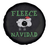 Funny Christmas Sheep Spare Tire Cover Fleece Navidad Feliz Festive Xmas
