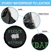 Funny Christmas Sheep Spare Tire Cover Fleece Navidad Feliz Festive Xmas