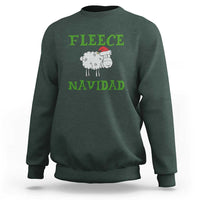 Funny Christmas Sheep Sweatshirt Fleece Navidad Feliz Festive Xmas - Wonder Print Shop