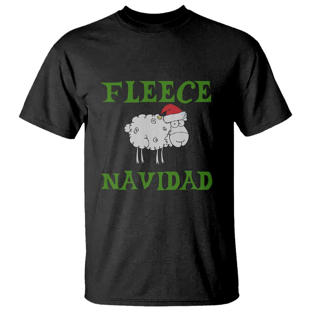 Funny Christmas Sheep T Shirt Fleece Navidad Feliz Festive Xmas - Wonder Print Shop