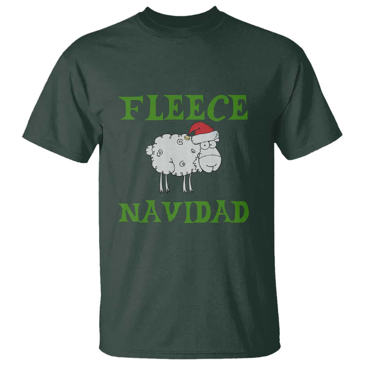 Funny Christmas Sheep T Shirt Fleece Navidad Feliz Festive Xmas - Wonder Print Shop