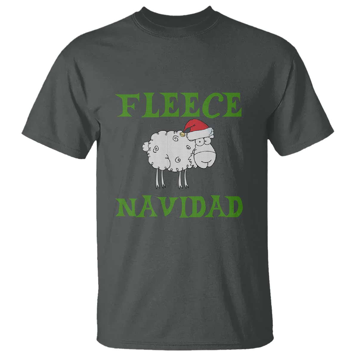 Funny Christmas Sheep T Shirt Fleece Navidad Feliz Festive Xmas - Wonder Print Shop