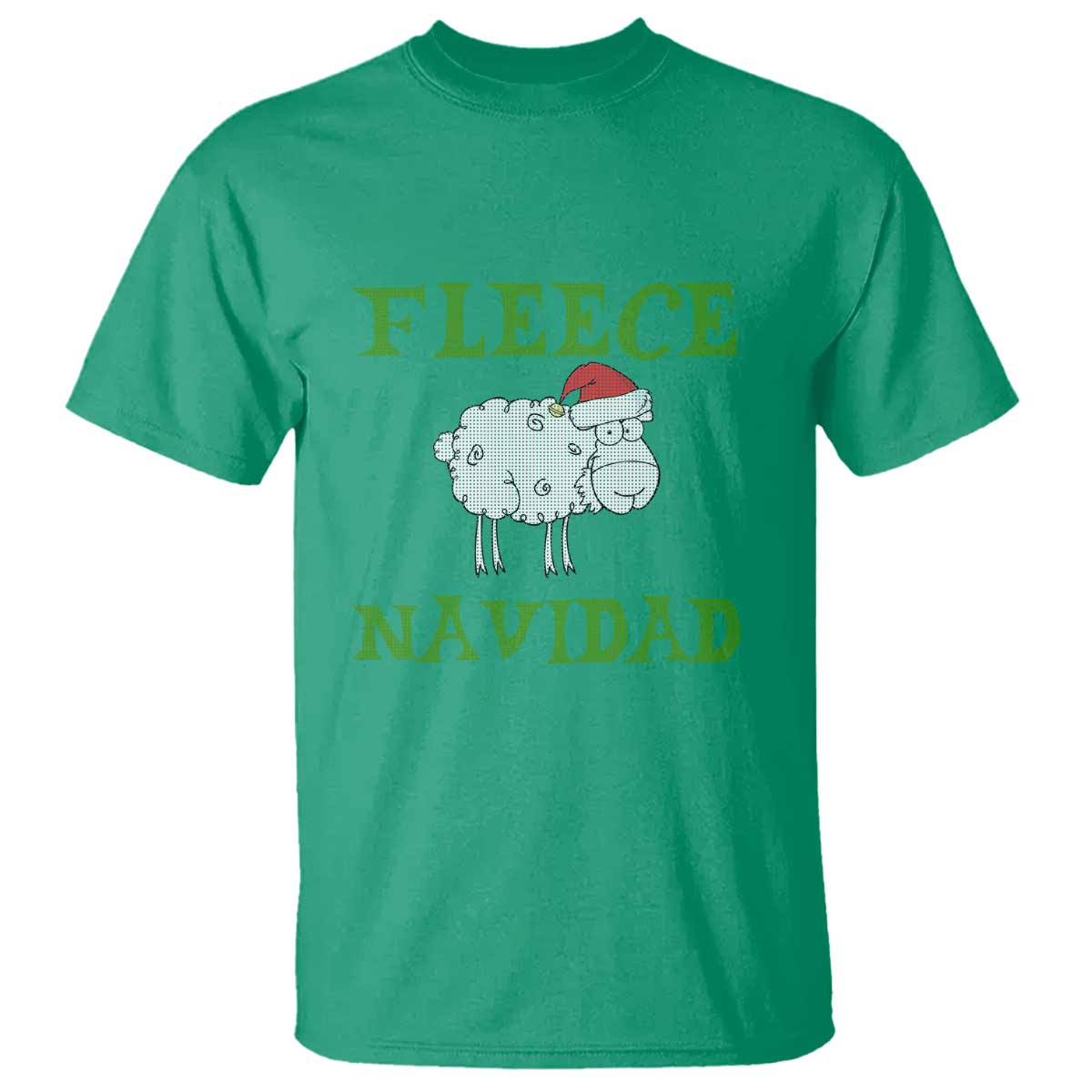 Funny Christmas Sheep T Shirt Fleece Navidad Feliz Festive Xmas - Wonder Print Shop