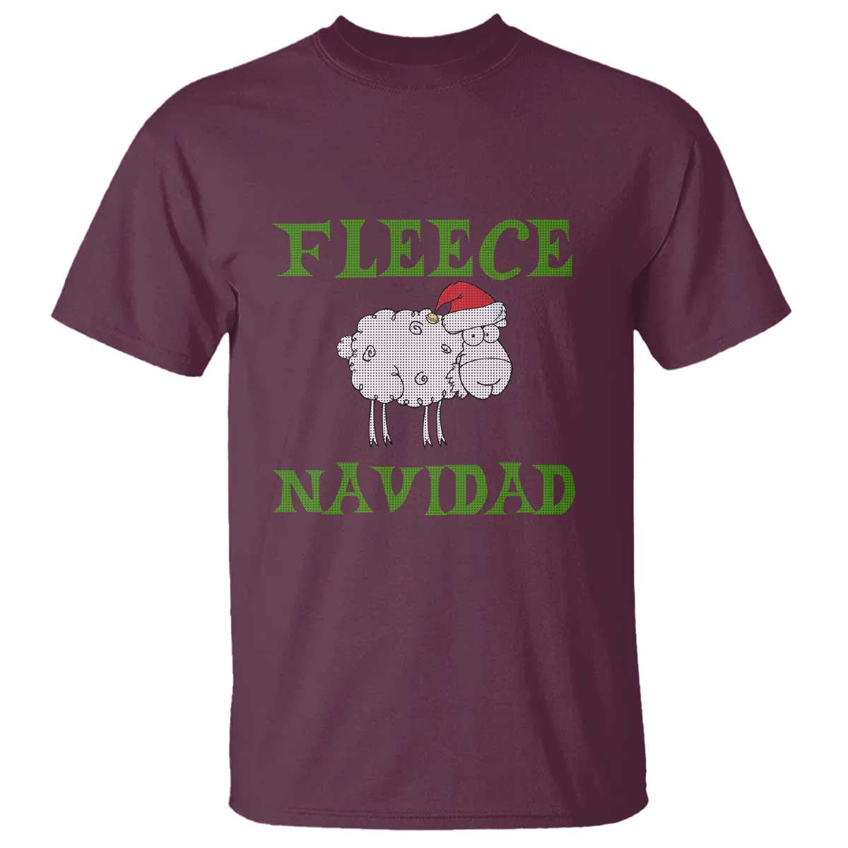 Funny Christmas Sheep T Shirt Fleece Navidad Feliz Festive Xmas - Wonder Print Shop