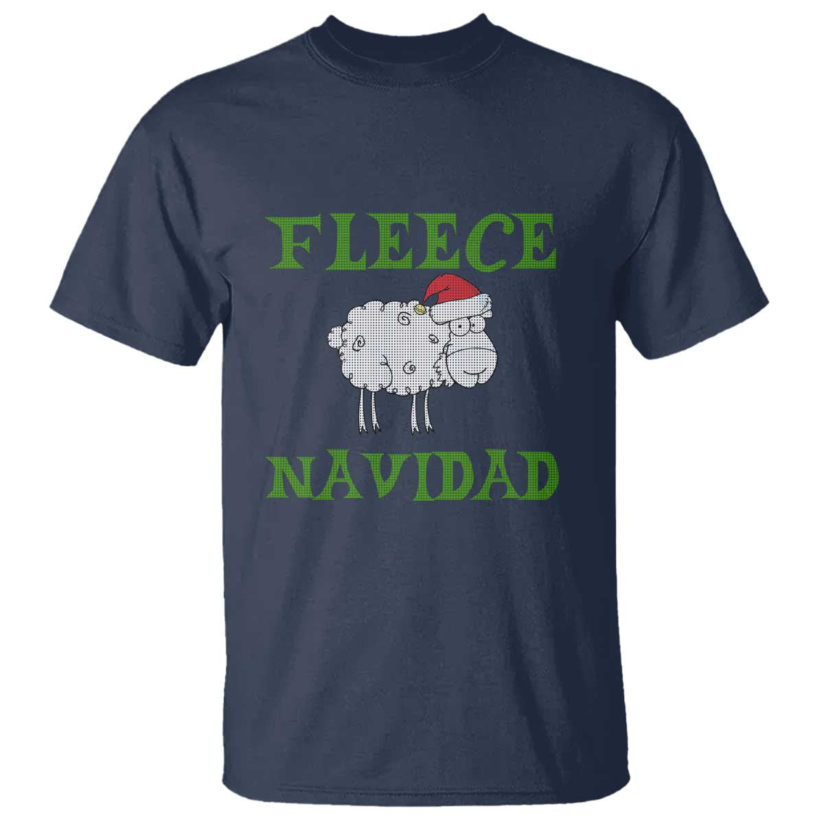 Funny Christmas Sheep T Shirt Fleece Navidad Feliz Festive Xmas - Wonder Print Shop