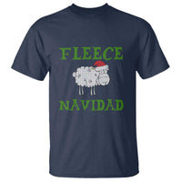 Funny Christmas Sheep T Shirt Fleece Navidad Feliz Festive Xmas - Wonder Print Shop