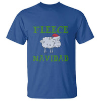 Funny Christmas Sheep T Shirt Fleece Navidad Feliz Festive Xmas - Wonder Print Shop