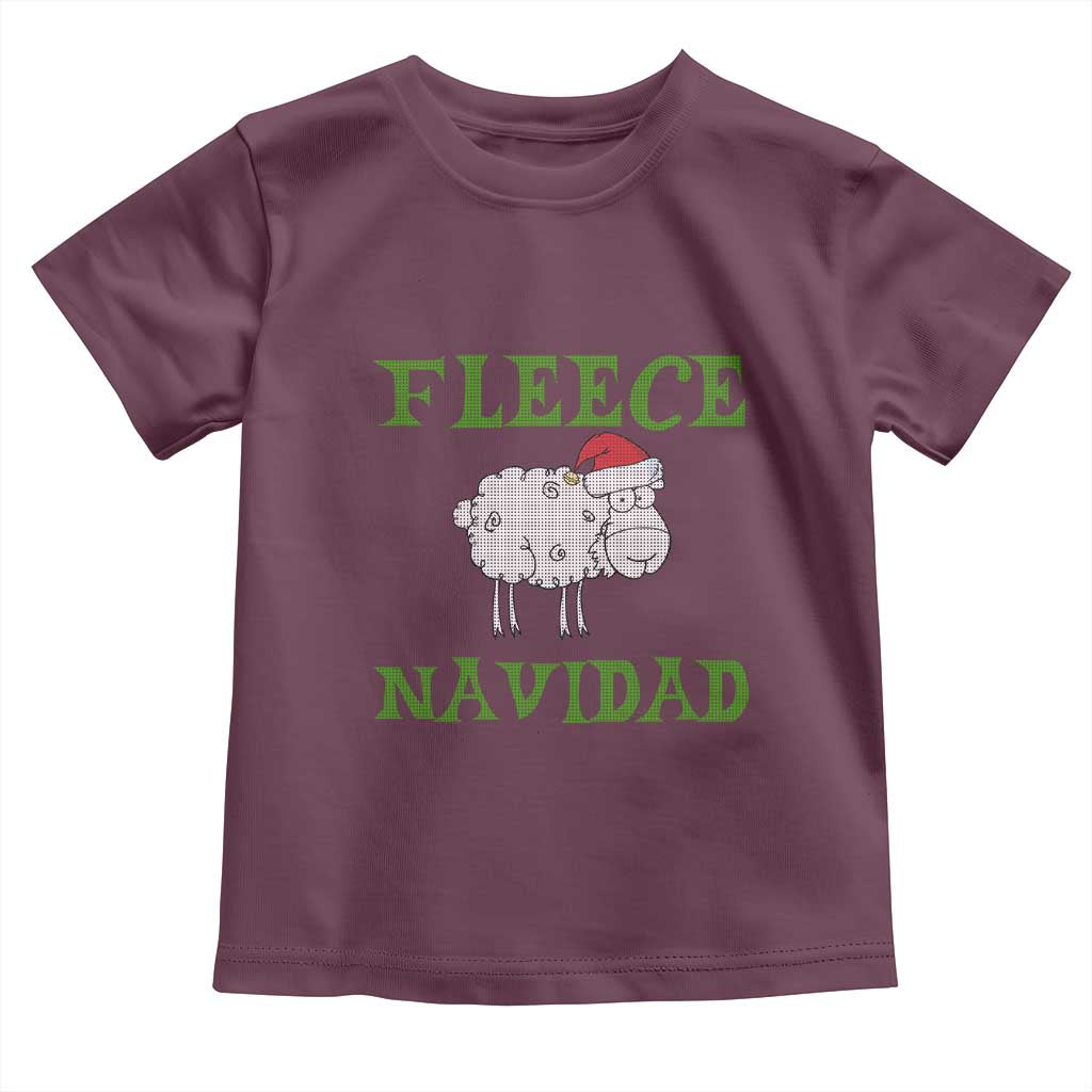 Funny Christmas Sheep Toddler T Shirt Fleece Navidad Feliz Festive Xmas