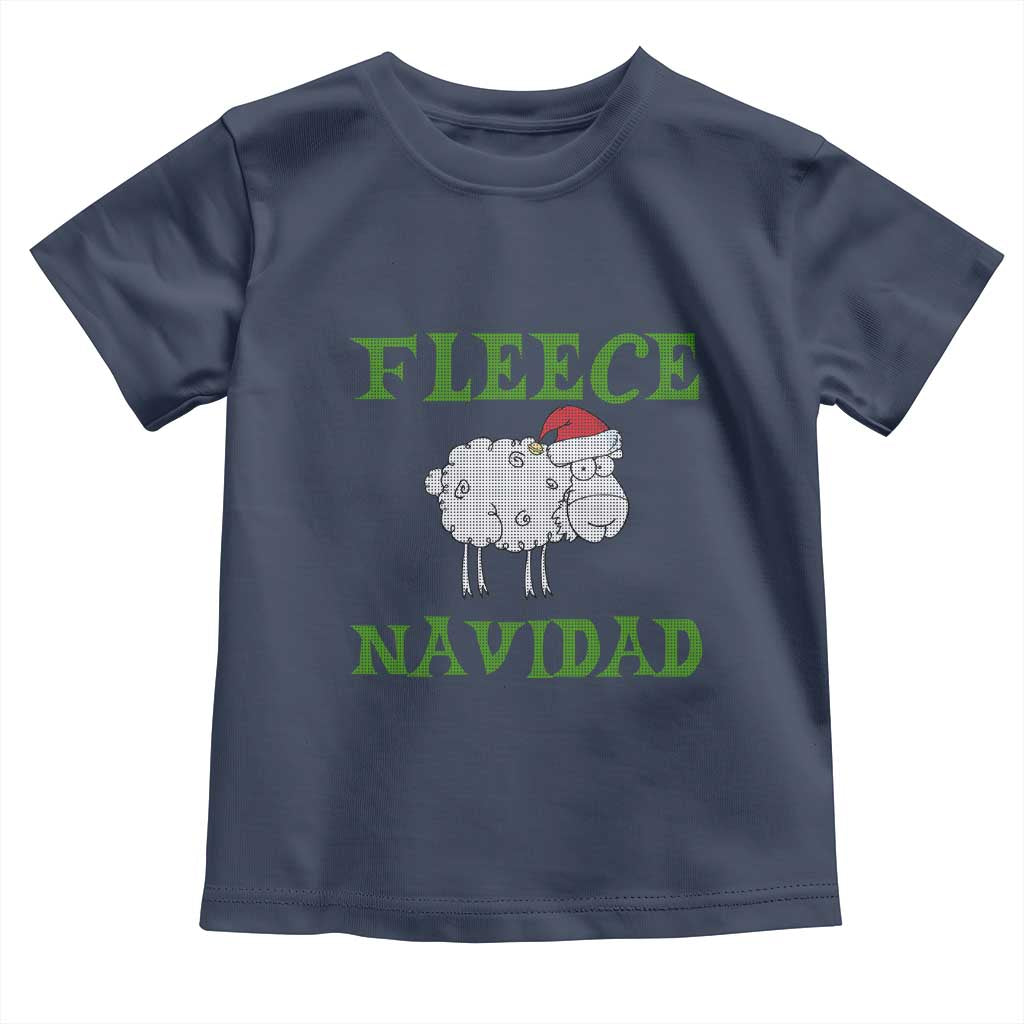 Funny Christmas Sheep Toddler T Shirt Fleece Navidad Feliz Festive Xmas