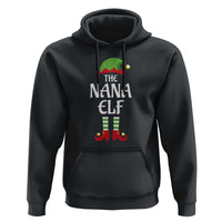 Christmas The Nana Elf Hoodie Funny Grandma Xmas Family Matching