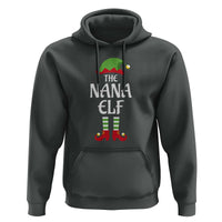 Christmas The Nana Elf Hoodie Funny Grandma Xmas Family Matching