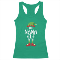 Christmas The Nana Elf Racerback Tank Top Funny Grandma Xmas Family Matching