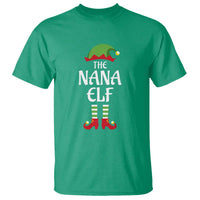 Christmas The Nana Elf T Shirt Funny Grandma Xmas Family Matching - Wonder Print Shop