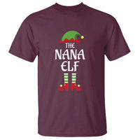 Christmas The Nana Elf T Shirt Funny Grandma Xmas Family Matching - Wonder Print Shop