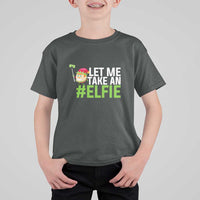 Christmas Elf T Shirt For Kid Let Me Take An Elfie - Wonder Print Shop