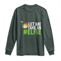 Christmas Elf Long Sleeve Shirt Let Me Take An Elfie