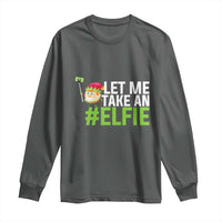 Christmas Elf Long Sleeve Shirt Let Me Take An Elfie