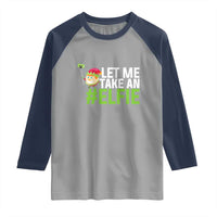 Christmas Elf Raglan Shirt Let Me Take An Elfie