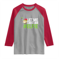 Christmas Elf Raglan Shirt Let Me Take An Elfie