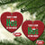 Xmas Santa Ho Ho Ho Christmas Ornament There's Some Hos In This House - Wonder Print Shop