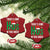 Xmas Santa Ho Ho Ho Christmas Ornament There's Some Hos In This House - Wonder Print Shop