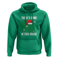 Christmas Santa Ho Ho Ho Hoodie There's Some Hos In This House