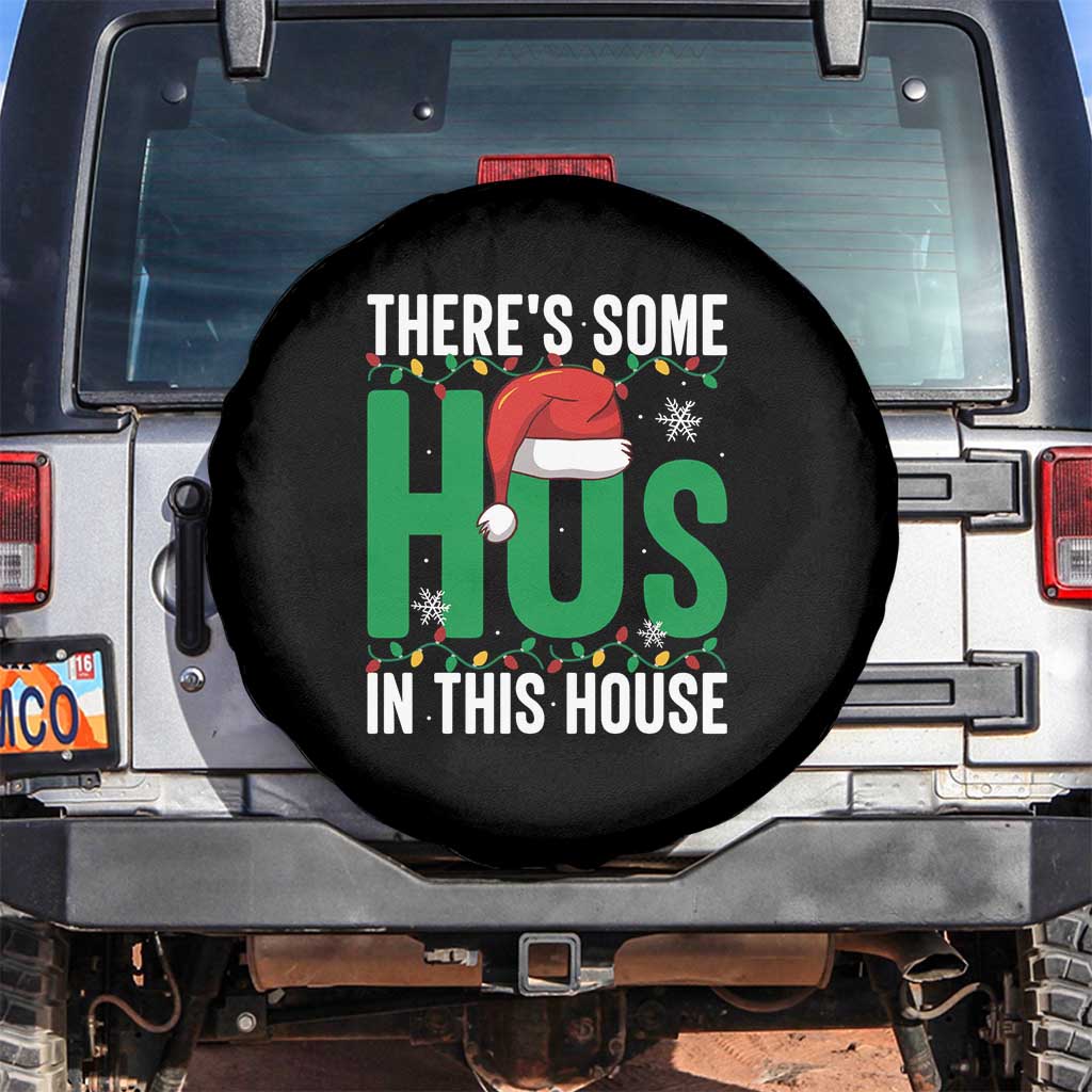 Christmas Santa Ho Ho Ho Spare Tire Cover There's Some Hos In This House
