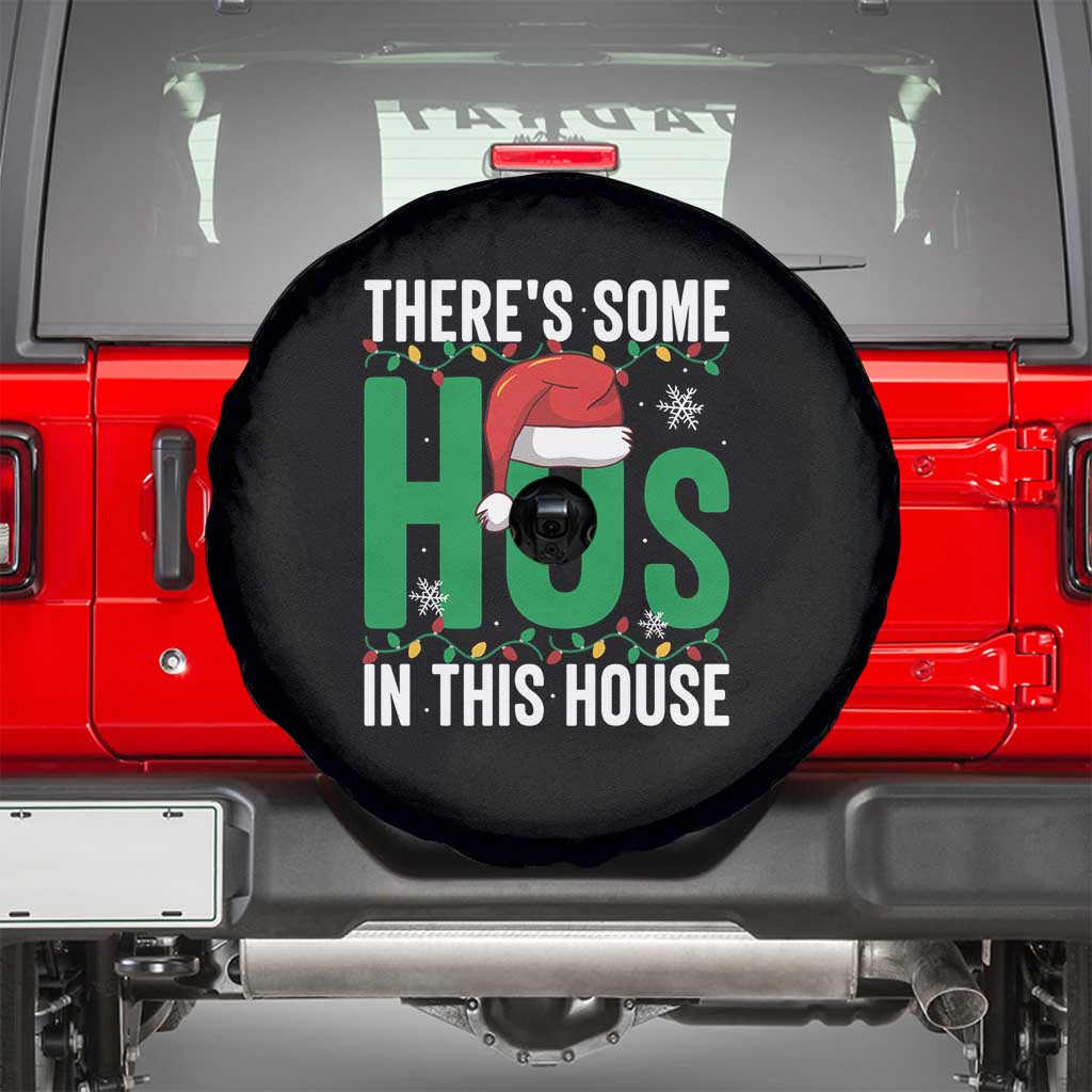 Christmas Santa Ho Ho Ho Spare Tire Cover There's Some Hos In This House