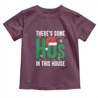 Christmas Santa Ho Ho Ho Toddler T Shirt There's Some Hos In This House