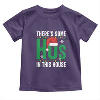 Christmas Santa Ho Ho Ho Toddler T Shirt There's Some Hos In This House