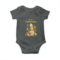 Christmas Cheese Lover Baby Onesie Happy Cheesemas Merry Xmas