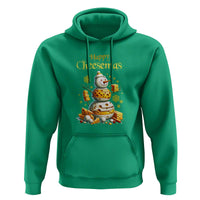 Christmas Cheese Lover Hoodie Happy Cheesemas Merry Xmas