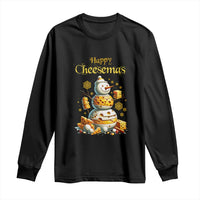 Christmas Cheese Lover Long Sleeve Shirt Happy Cheesemas Merry Xmas