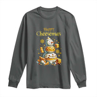 Christmas Cheese Lover Long Sleeve Shirt Happy Cheesemas Merry Xmas
