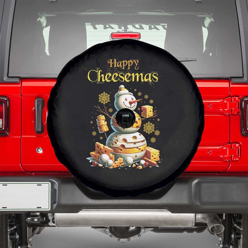 Christmas Cheese Lover Spare Tire Cover Happy Cheesemas Merry Xmas
