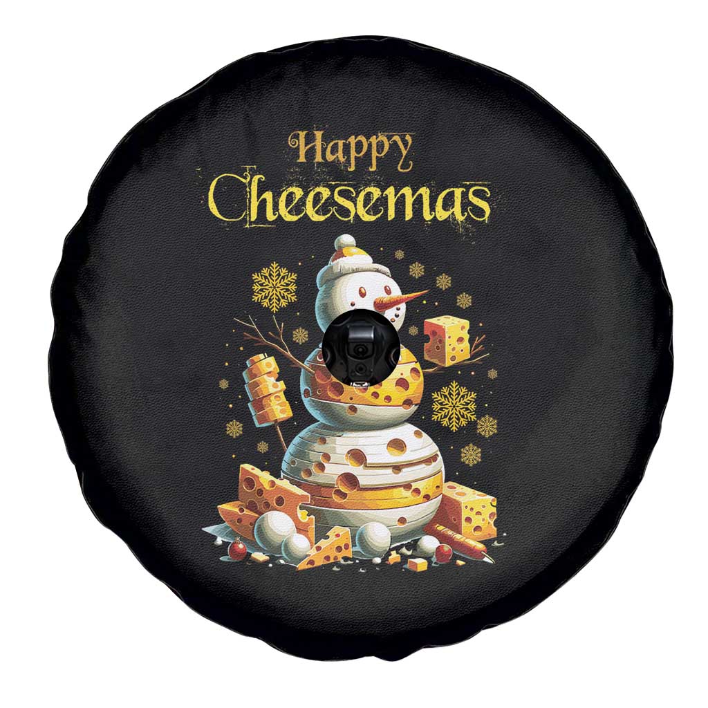 Christmas Cheese Lover Spare Tire Cover Happy Cheesemas Merry Xmas