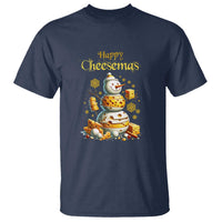 Christmas Cheese Lover T Shirt Happy Cheesemas Merry Xmas - Wonder Print Shop