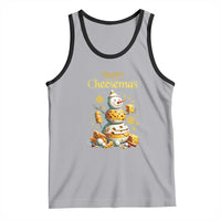 Christmas Cheese Lover Tank Top Happy Cheesemas Merry Xmas