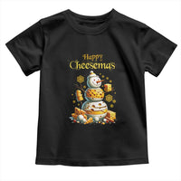 Christmas Cheese Lover Toddler T Shirt Happy Cheesemas Merry Xmas