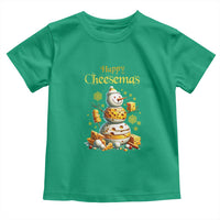 Christmas Cheese Lover Toddler T Shirt Happy Cheesemas Merry Xmas
